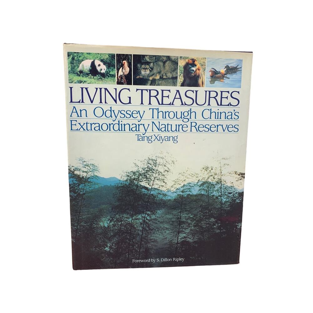 Vintage 1987 Living Treasures An Odyssey Through China's Nature Reserves Book
